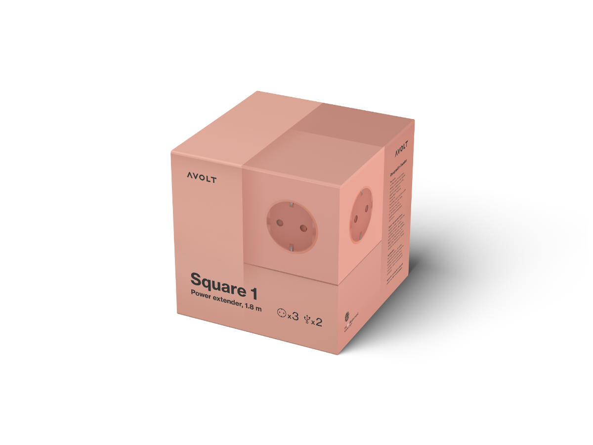 AVOLT Mehrfachsteckdose Square 1 – USB & Magnet