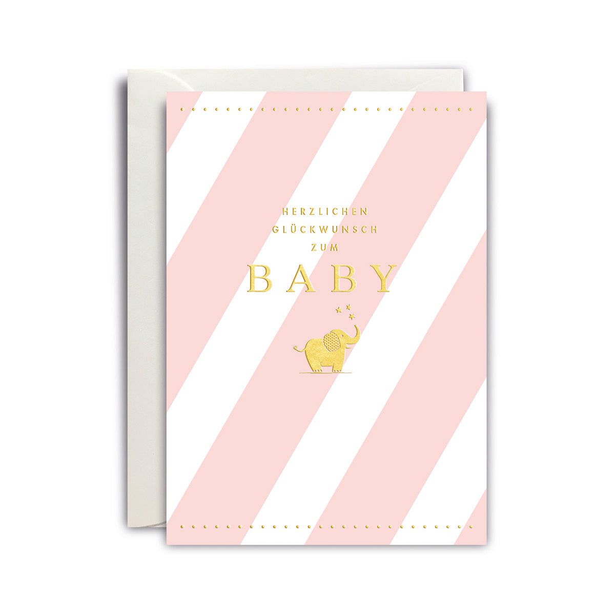 Rössler Klappkarte - Herzlichen Glückwunsch zum Baby - Girl