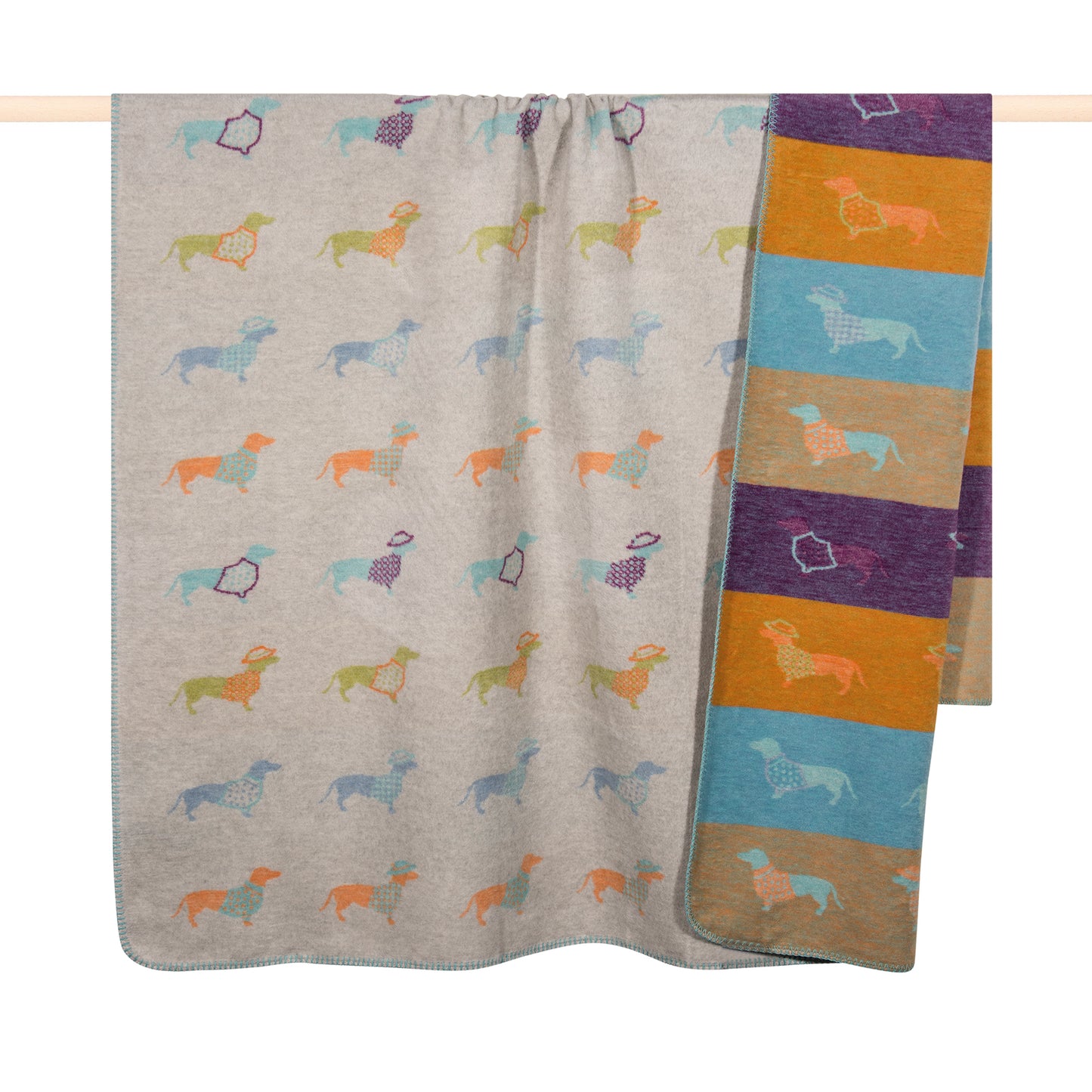 pad Decke DACKEL 150 x 200 cm multi