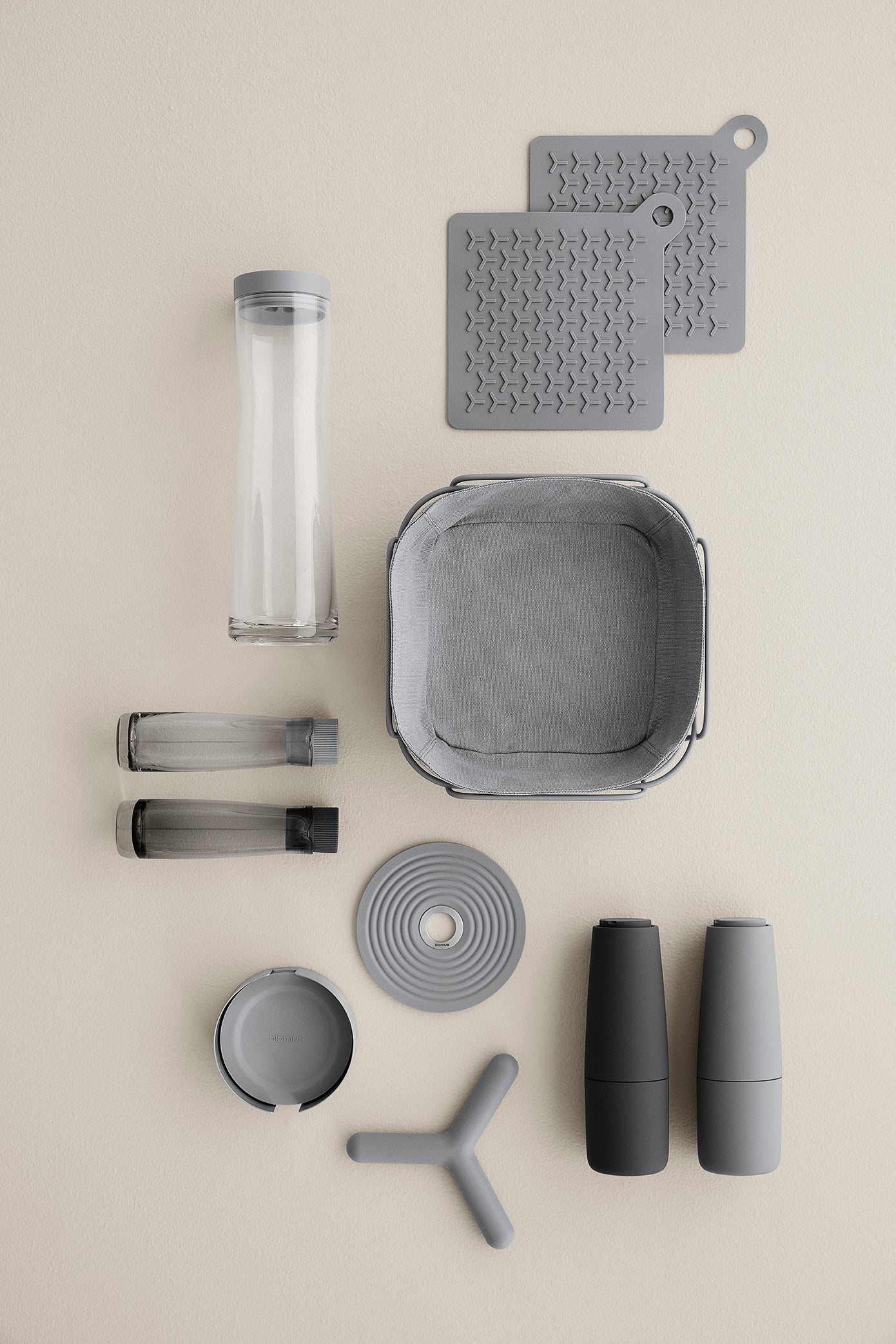 Blomus Salz- & Pfeffermühle Sharkskin/Magnet SALPI