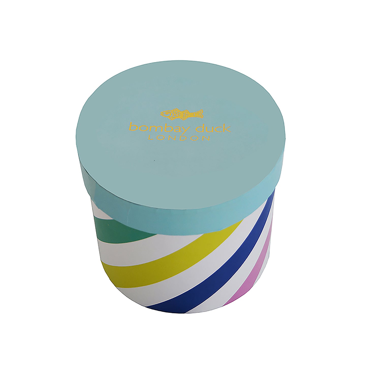 Bombay Duck Tasse gelb/weiss gestreift Bonjour