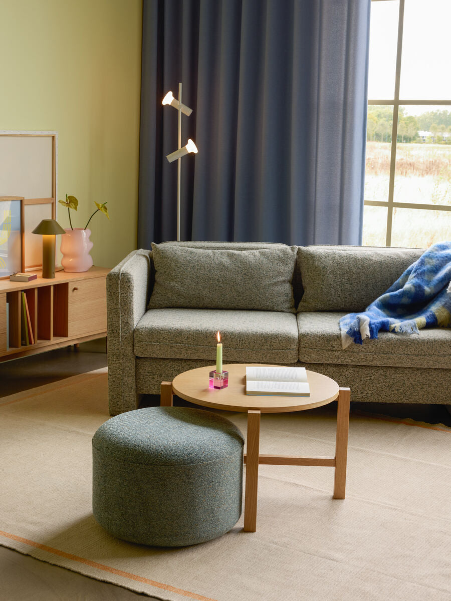 Hübsch - Marshmellow Pouf dunkelgrau