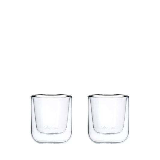 Blomus Set 2 Espresso-Gläser NERO