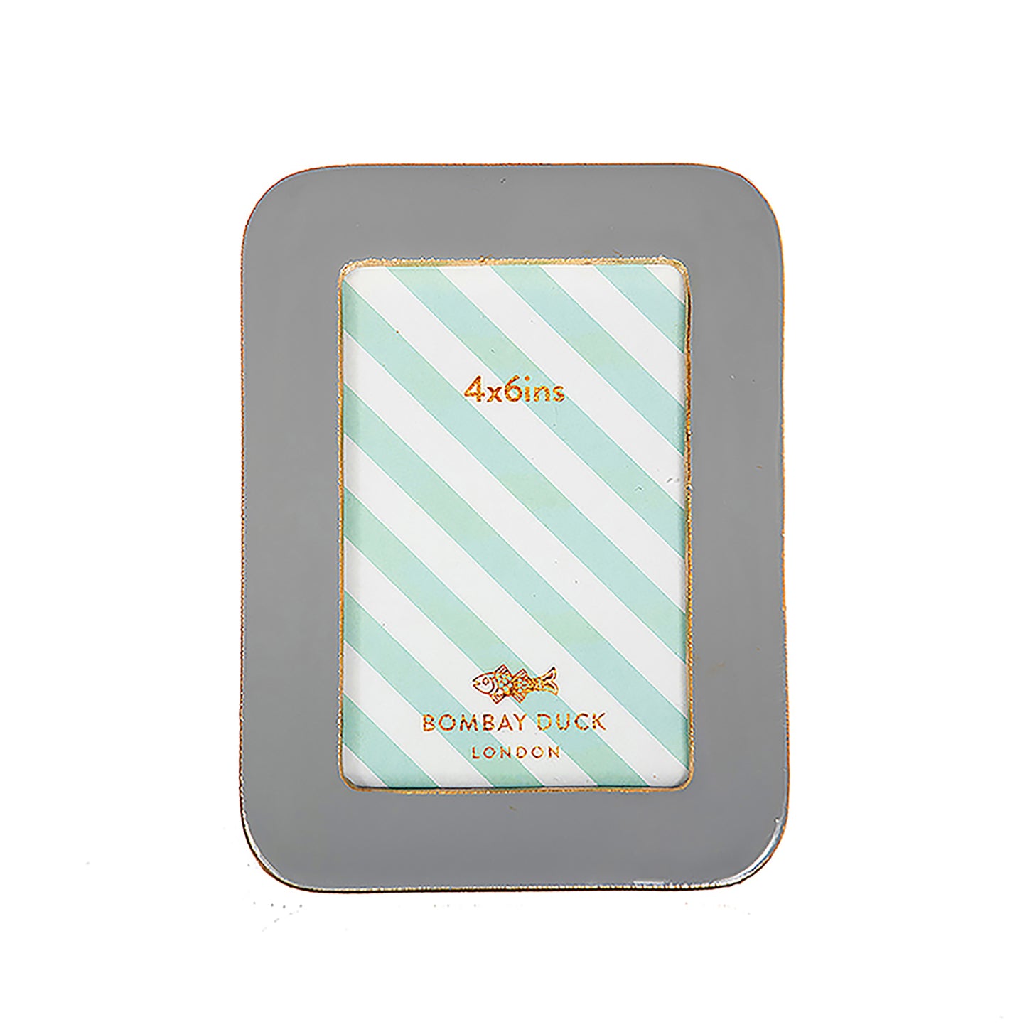 Bombay Duck Bilderrahmen 10x15cm grau/gold