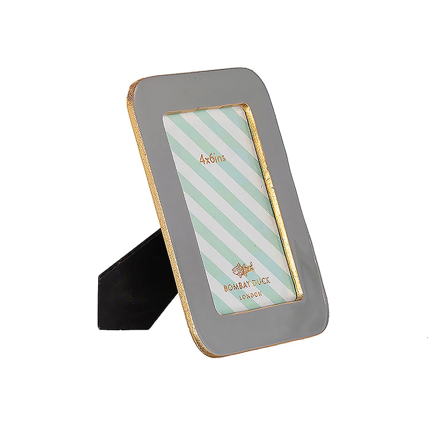 Bombay Duck Bilderrahmen 10x15cm grau/gold