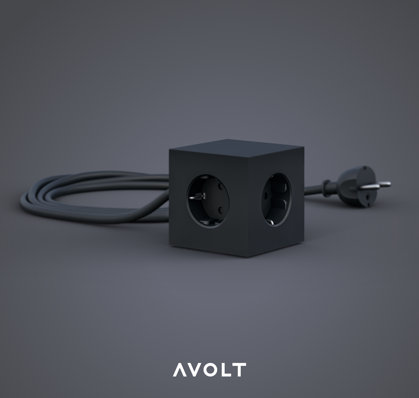 AVOLT Mehrfachsteckdose Square 1 – USB & Magnet