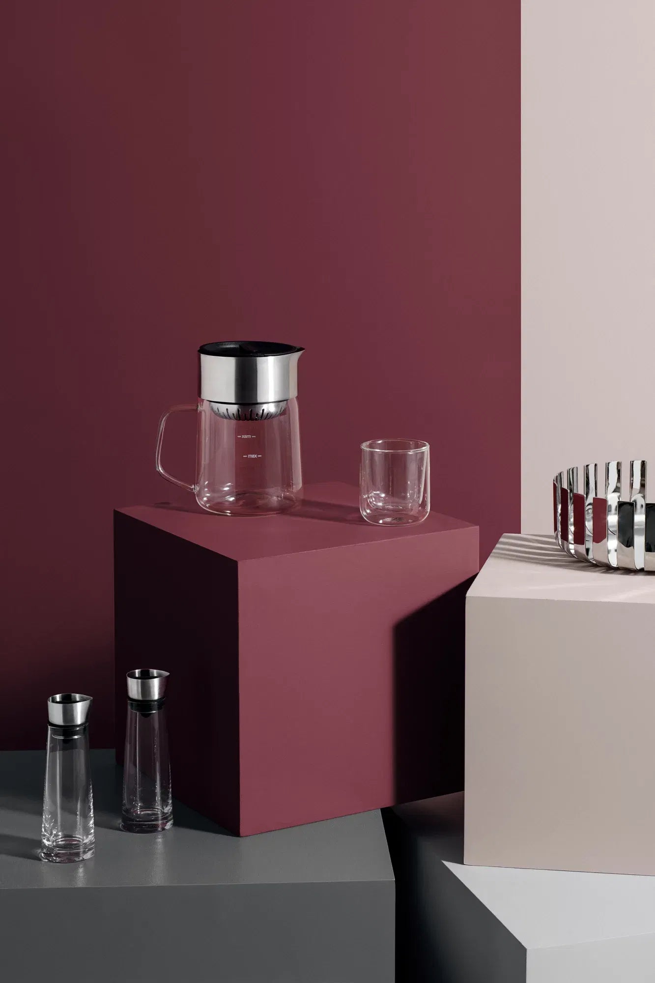 Blomus Set 2 Espresso-Gläser NERO