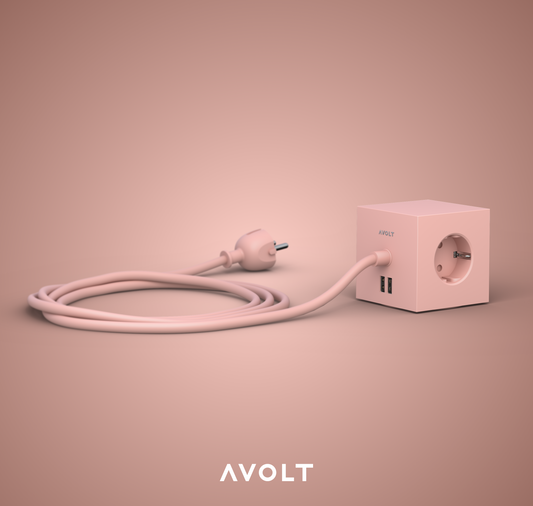 AVOLT Mehrfachsteckdose Square 1 – USB & Magnet