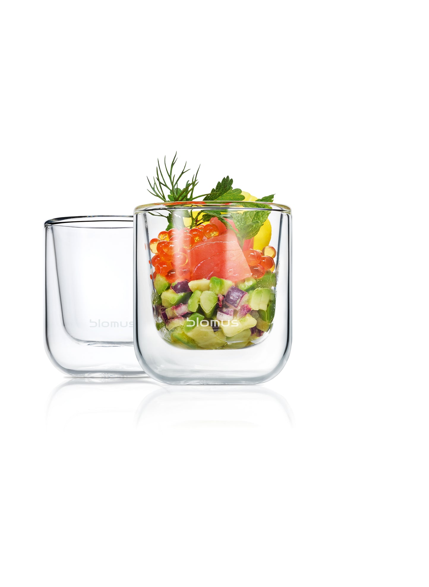 Blomus Set 2 Espresso-Gläser NERO